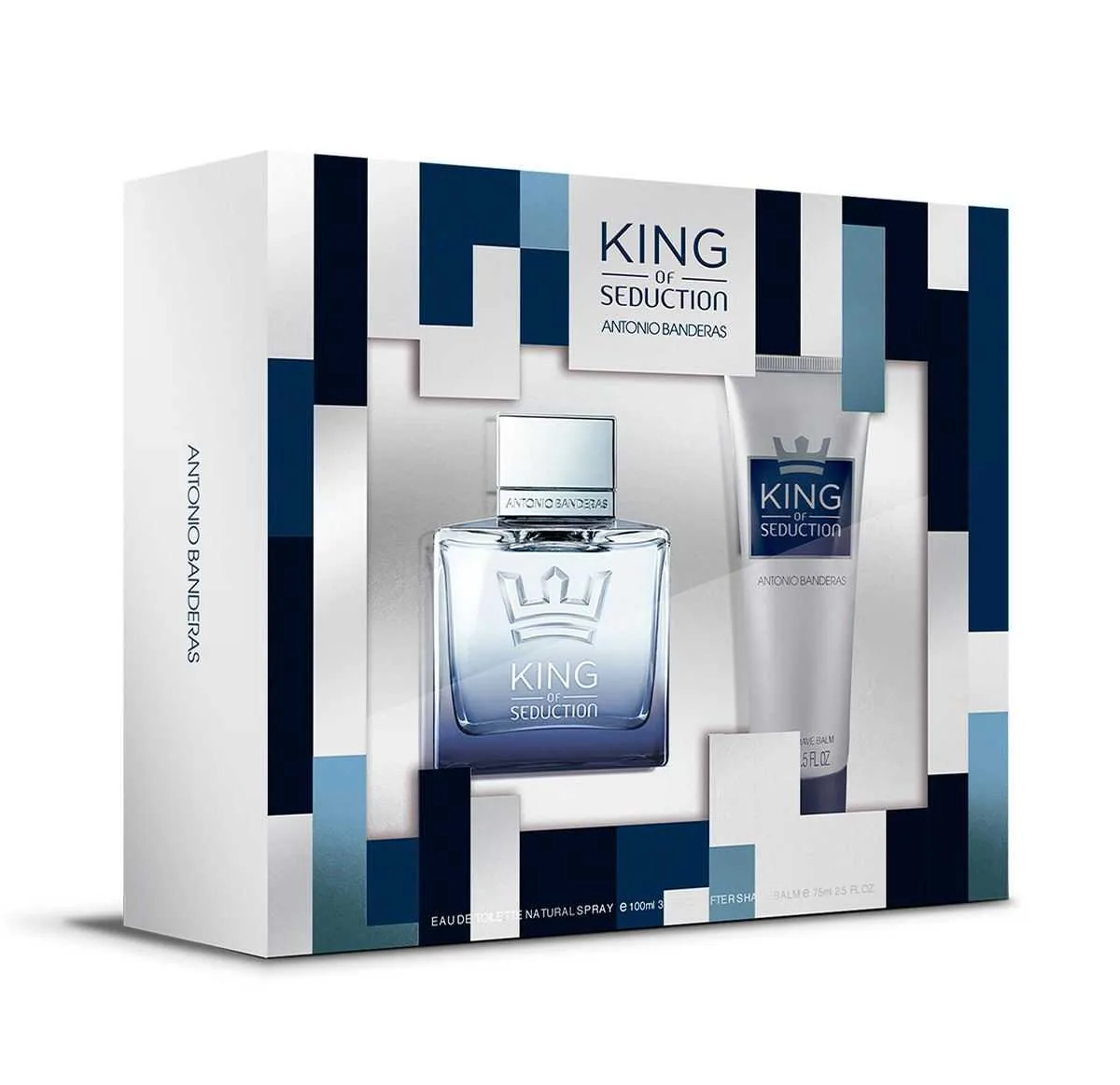 SET C ANTONIO B. KING OF SEDUCTION 100ML. EDT+AFTER