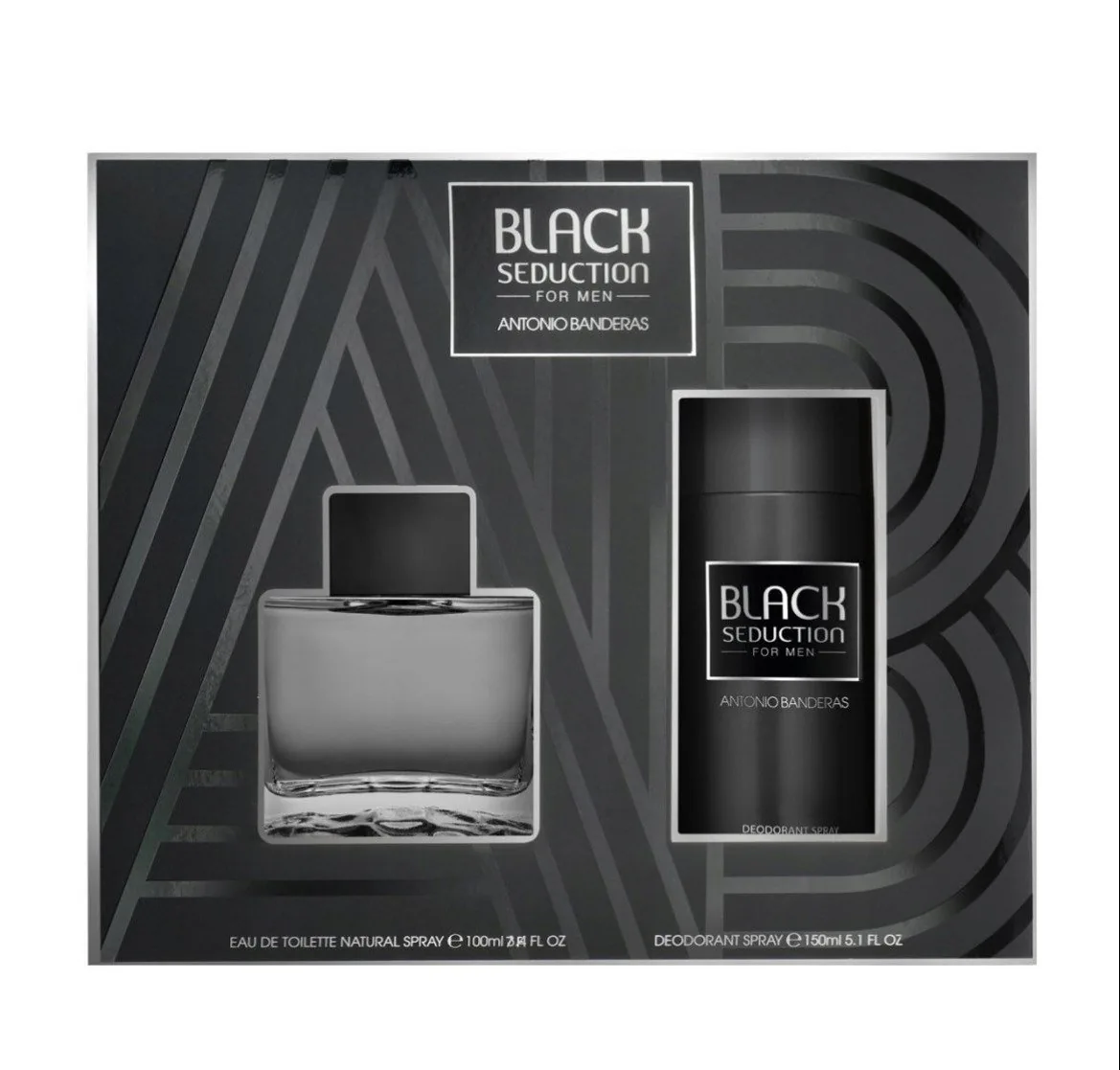 SET C ANTONIO B. BLACK SEDUCTION 100ML. EDT+DESODORANTE