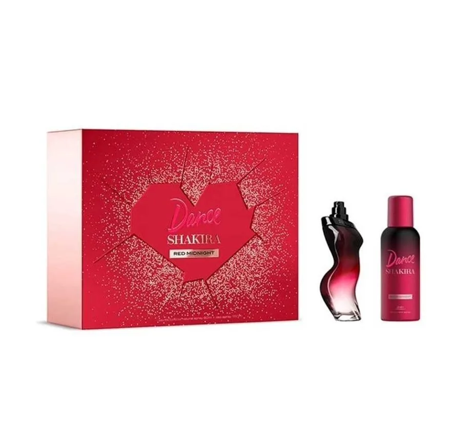 SET D SHAKIRA DANCE RED MIDNIGHT 80ML. EDT+DESODORANTE