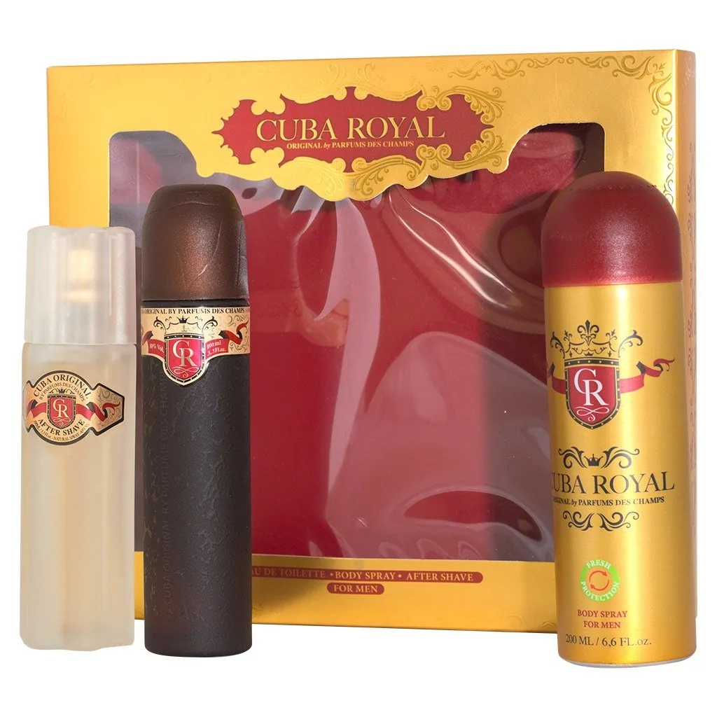 SET C CUBA ROYAL 100ML. EDT+AFTER+DESODORANTE