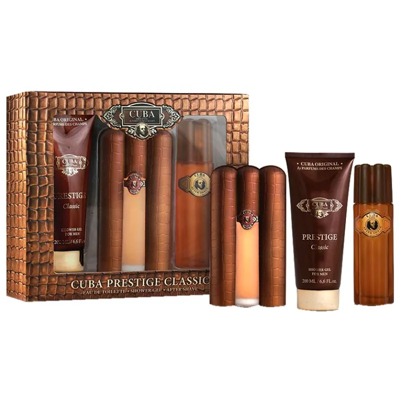 SET C CUBA PRESTIGE CLASSIC 90ML. EDT+AFTER+GEL