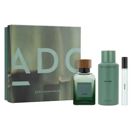 SET C ADOLFO DOMINGUEZ BAMBU 120ML. EDP+MINI+DESODORANTE