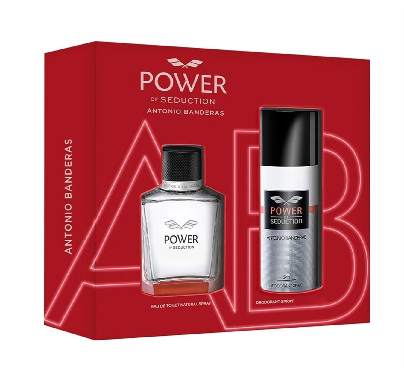 SET C ANTONIO B. POWER OF SEDUCTION 100ML. EDT+DESODORANTE