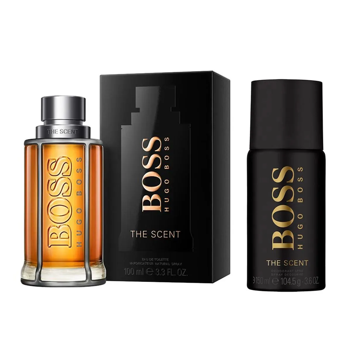 SET C HUGO B. THE SCENT 100ML. EDT+DESODORANTE