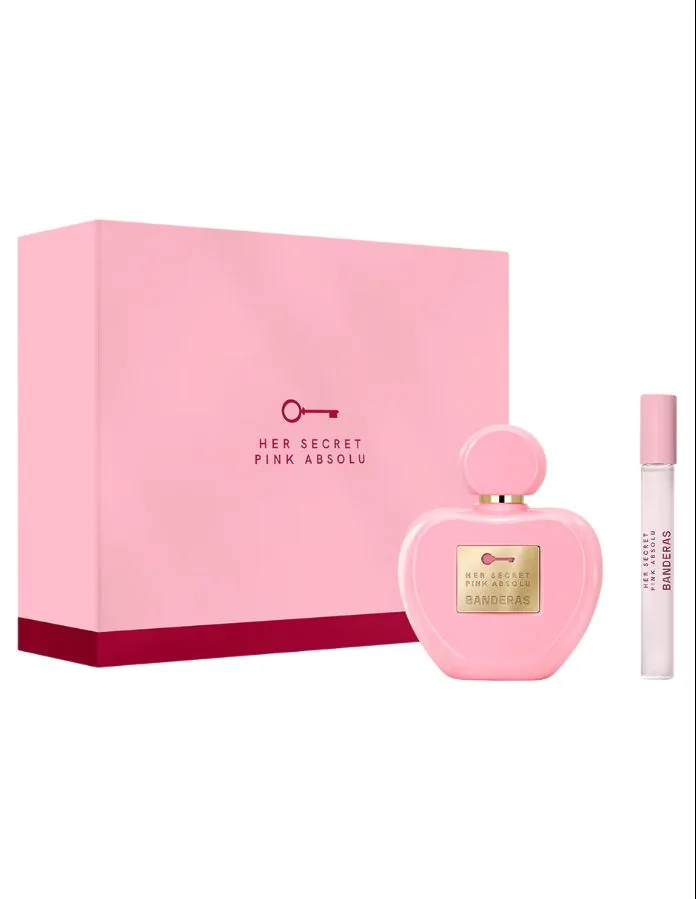 SET D ANTONIO B. HER SECRET PINK ABSOLU 80ML. EDP+MINI