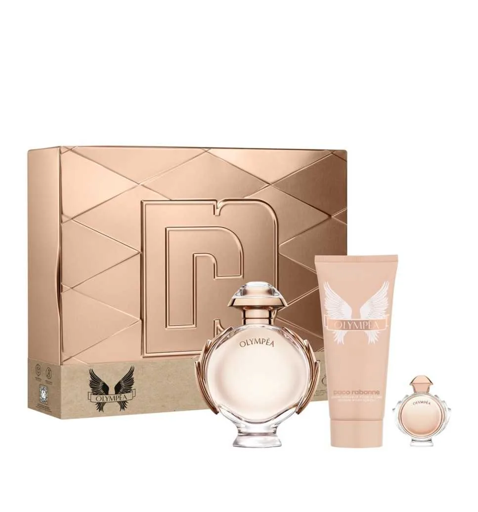 SET D PACO R. OLYMPEA 80ML. EDP+CREMA+MINI