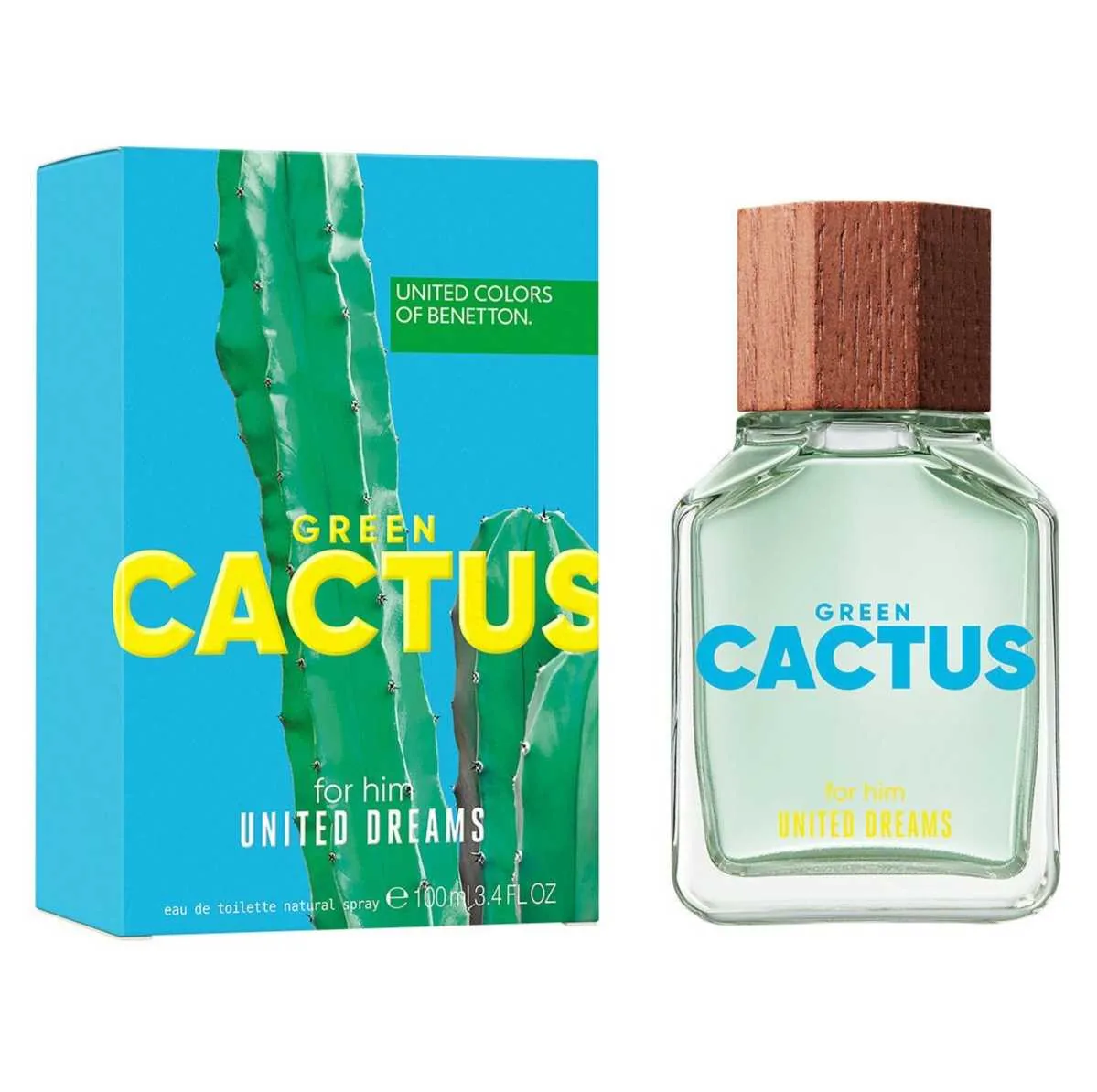 C BENETTON GREEN CACTUS 100ML. EDT